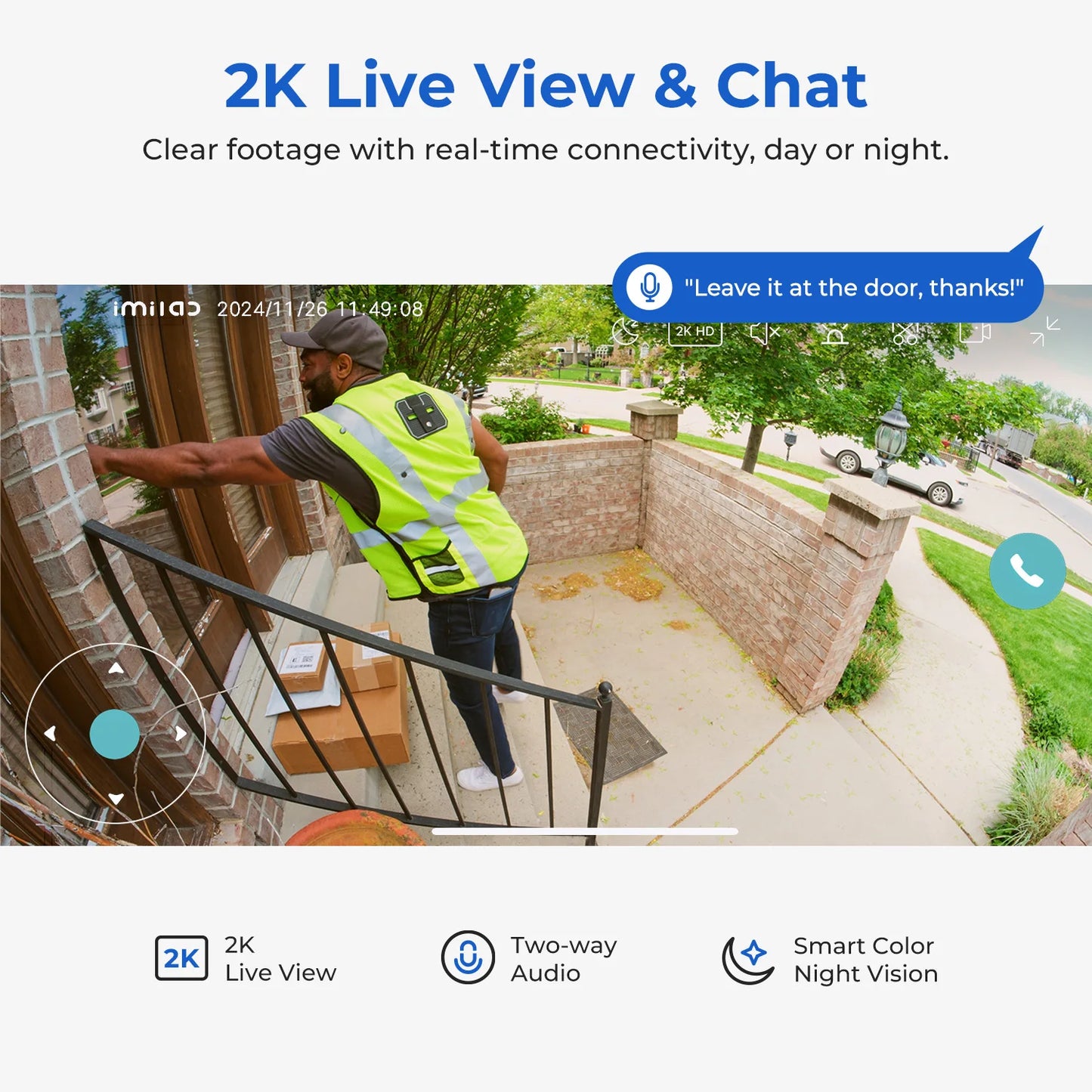 IMILAB EC5 Floodlight Camera 360 PTZ Outdoor Surveillance