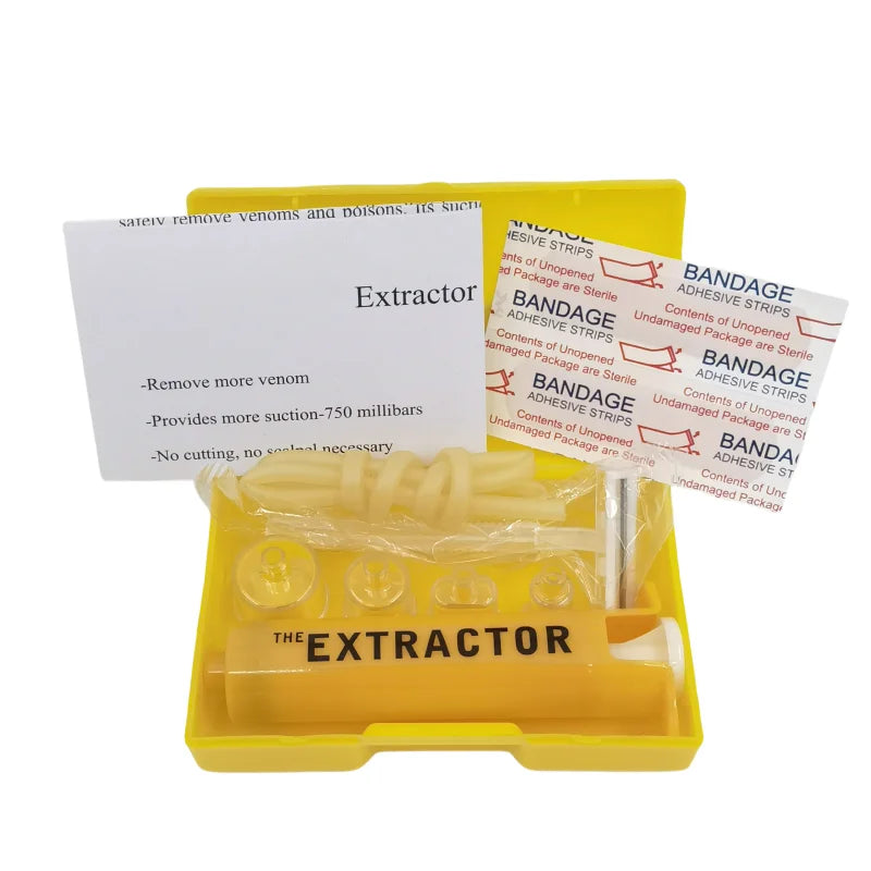 Venom Extractor First Aid Kit For Bites And Stings - Safety First Gear 25