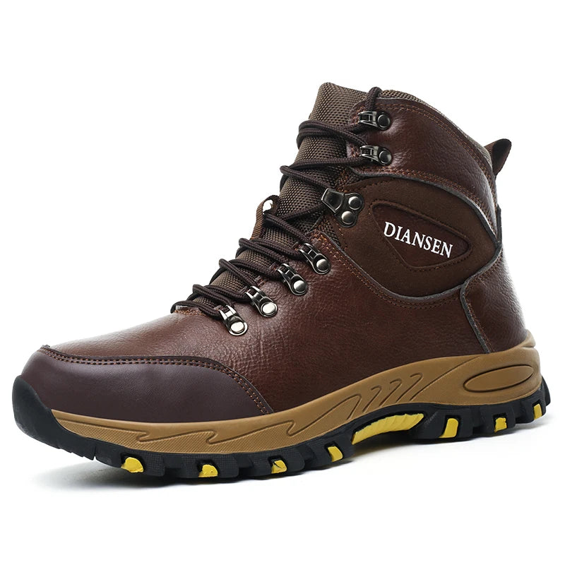 Veigar Waterproof Leather Work Boots Durable Safety Shoes - Safety First Gear 25