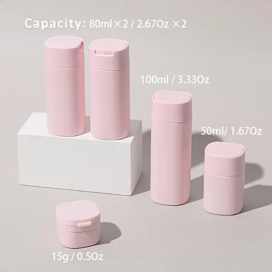 Travel Cream Dispenser Bottles Set for Your Convenient Journey - Safety First Gear 25