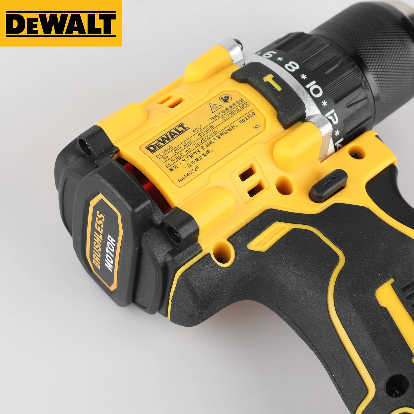 DEWALT DCD805 20V Max XR Impact Drill And Screwdriver - Safety First Gear 25