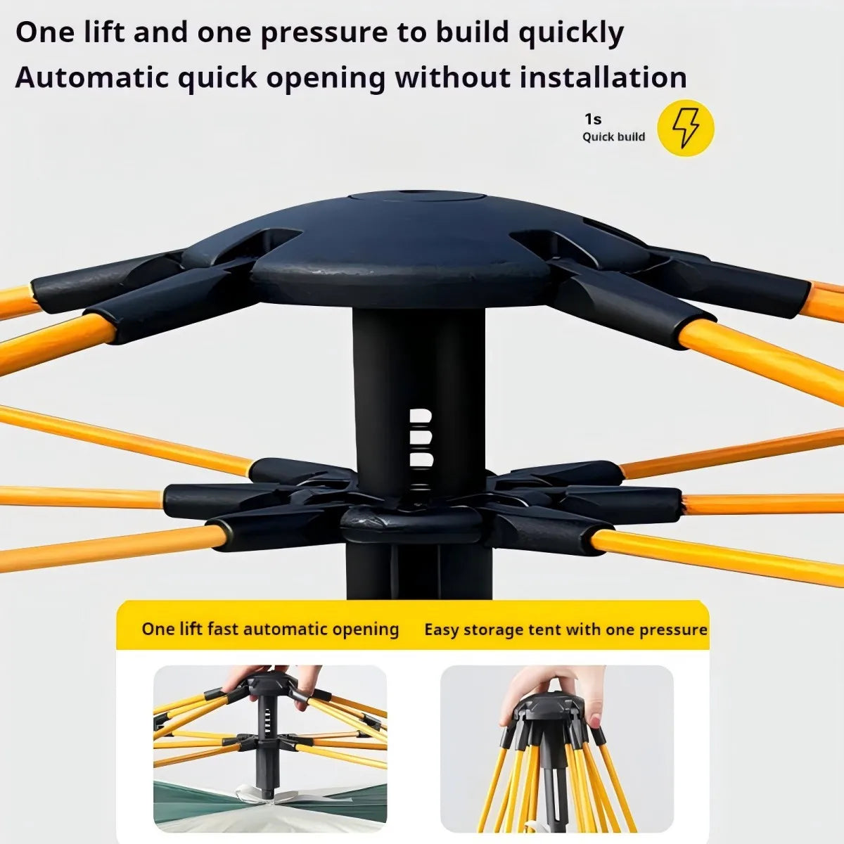 Pakicetus Outdoor Shelter Sunshade Camping Tent Waterproof Travel