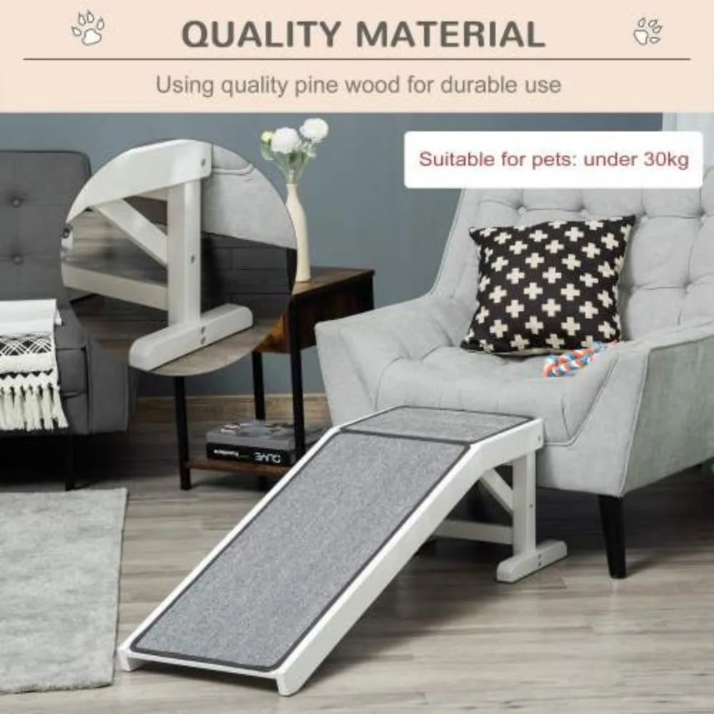 Pet Ramp For Dogs And Cats With Non-slip Carpet - Safety First Gear 25