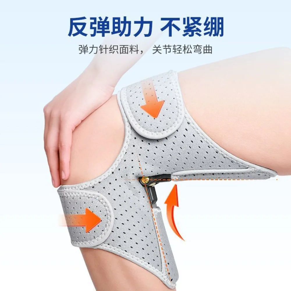 Non-Slip Breathable Knee Booster Powerful Rebound Springs Knee Assistive Device Adjustable Spring Stabilizer Brace Joint Support