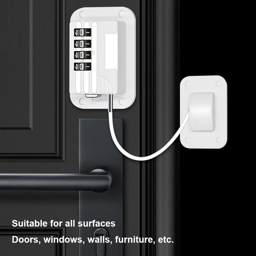 Baby Safety Lock No Drilling Refrigerator Cupboard Lock - Safety First Gear 25