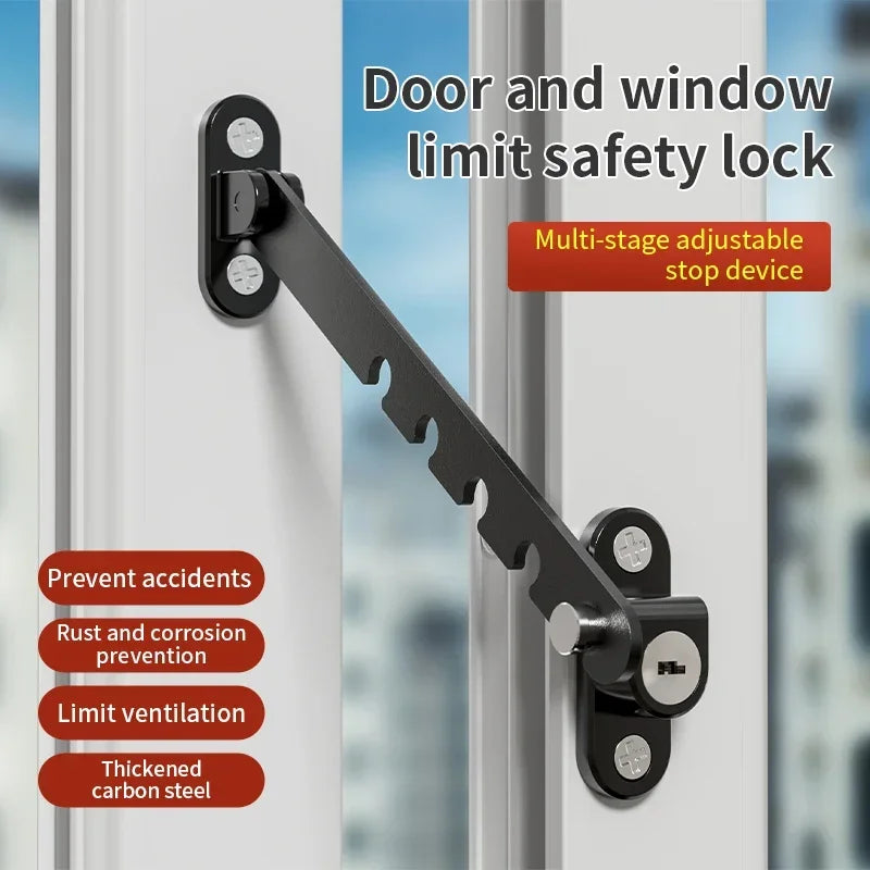 Adjustable Window Restrictor Lock For Baby Child Safety - Safety First Gear 25