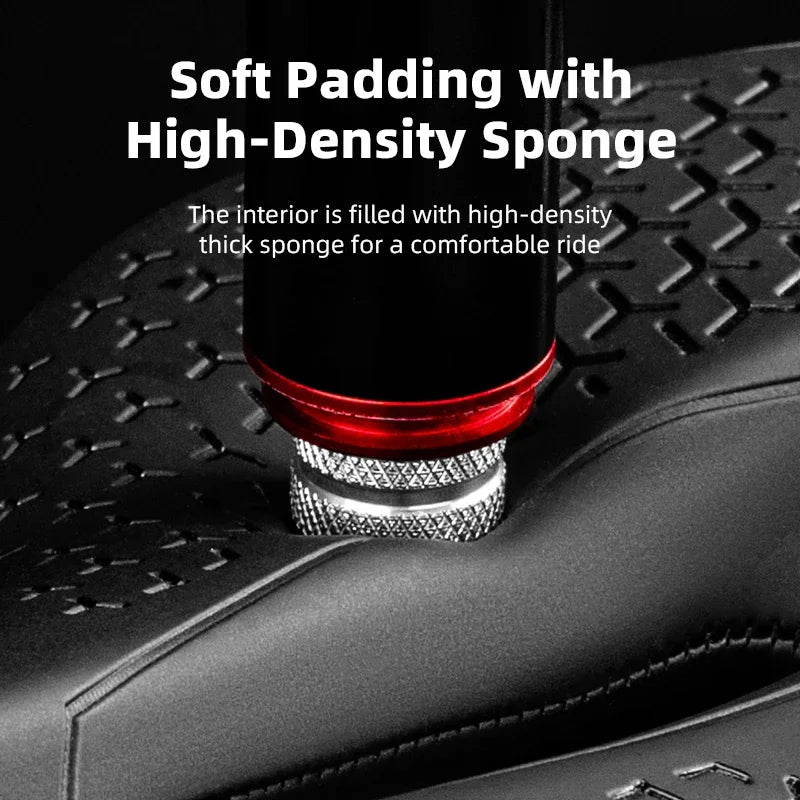 ROCKBROS Bicycle Saddle MTB Road Bike Cushion PU Leather - Safety First Gear 25