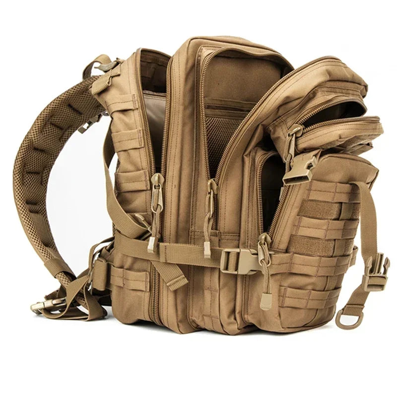 LQARMY Tactical Backpack MOLLE Assault Rucksack For Travel - Safety First Gear 25