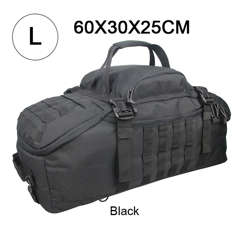 QCN Molle Tactical Travel Duffle Bag Gym Camping
