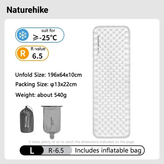 Naturehike R6.5 Ultralight Air Mattress for Camping - Safety First Gear 25