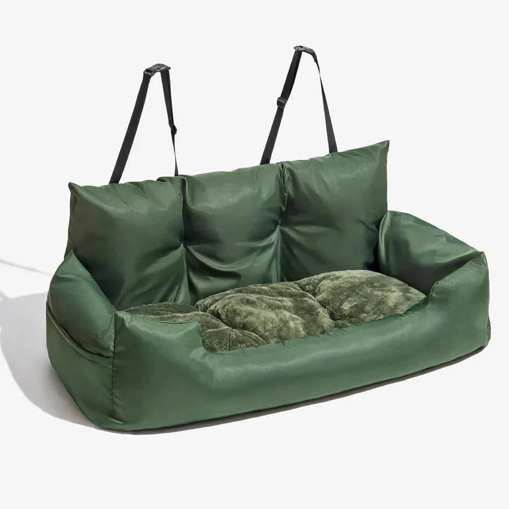 Large Dog Carrier Travel Hammock Seat Cover for Pets - Safety First Gear 25