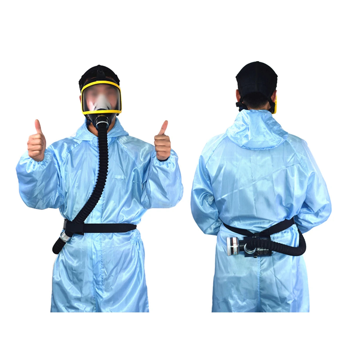 Hign-concerned Supplied Air Full Face Gas Mask Respirator - Safety First Gear 25