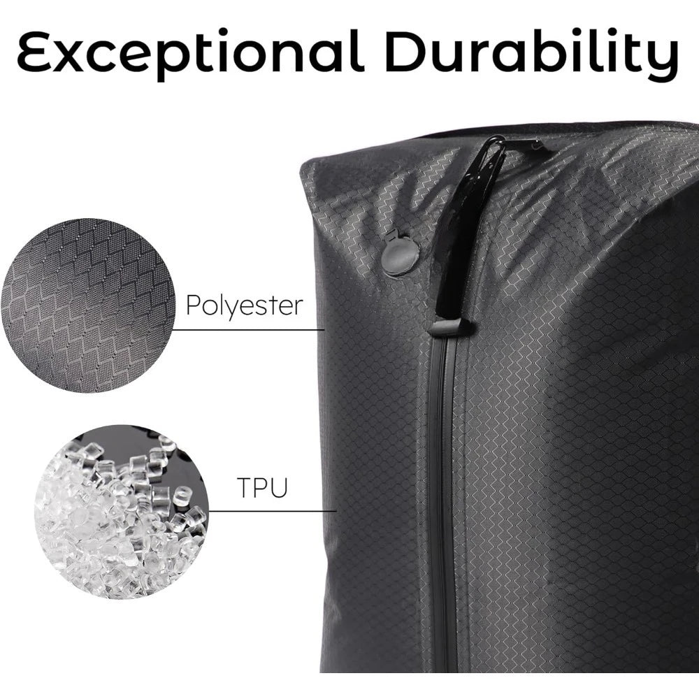 Travel Vacuum Bags with Wireless Pump for Easy Packing - Safety First Gear 25