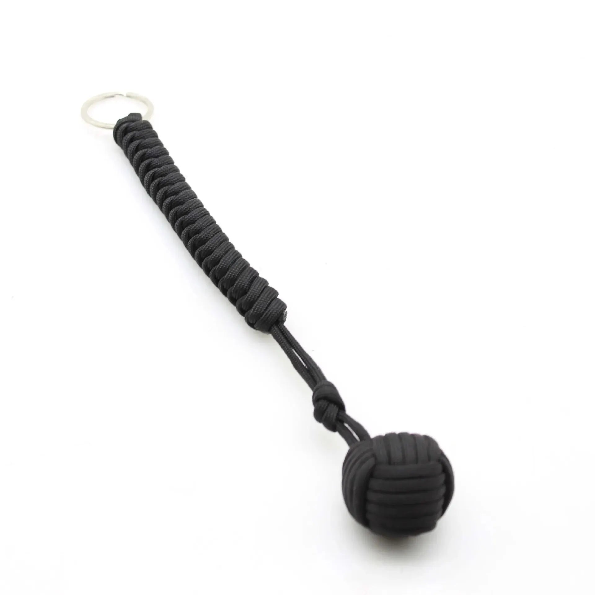 Monkey Fist Steel Ball Self Defense Lanyard Survival Key Chain - Safety First Gear 25