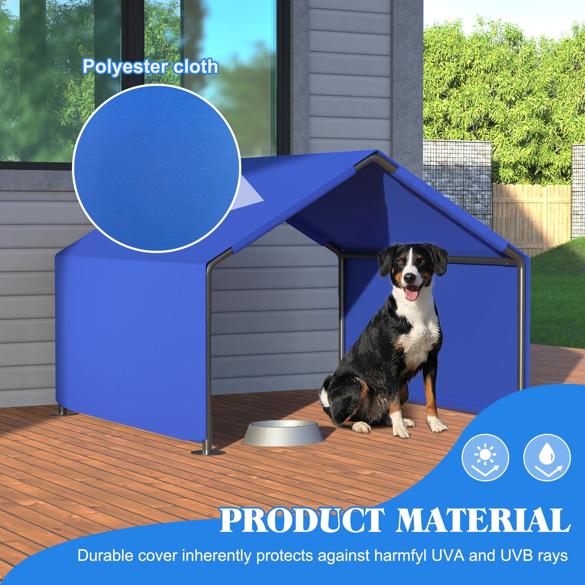 Dog Shade Shelter Outdoor Tent for Comfortable Pet Protection - Safety First Gear 25