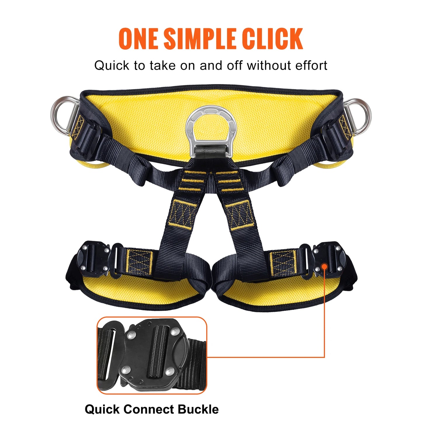 VEVOR Half Body Safety Harness for Tree Climbing and Rescue - Safety First Gear 25