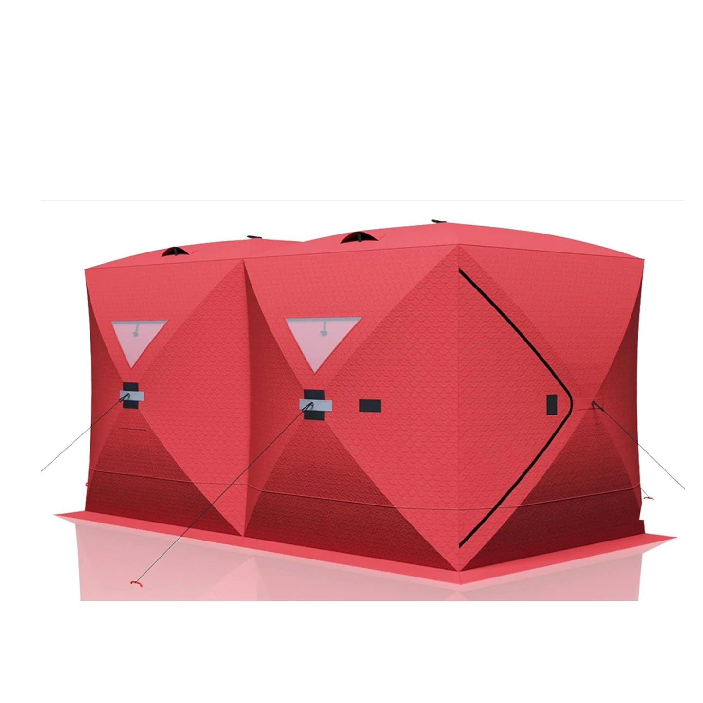 Insulated Pop-Up Ice Fishing Tent for Winter Fishing - Safety First Gear 25
