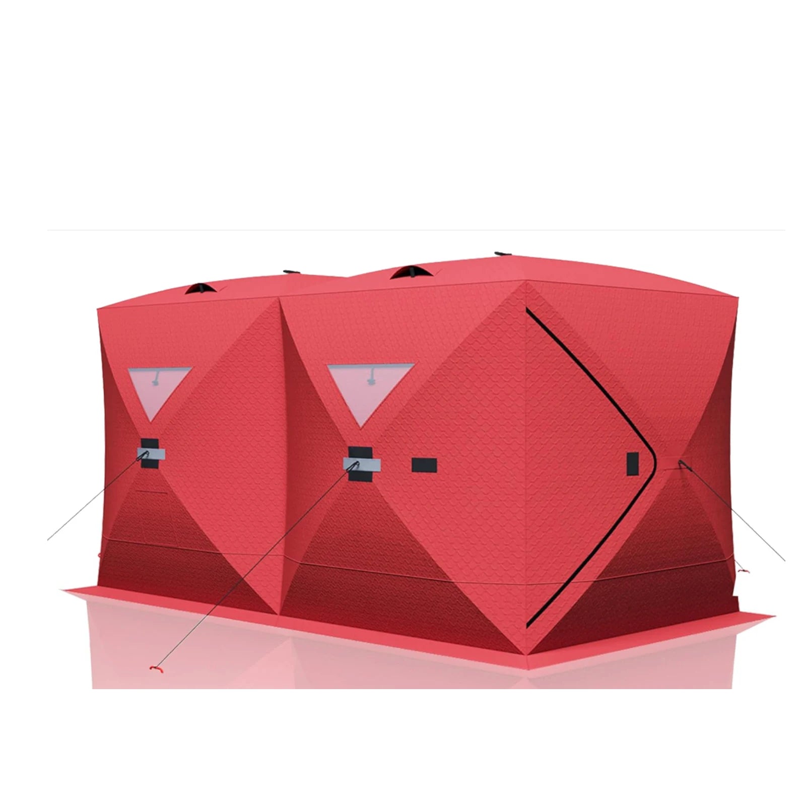 Insulated Pop-Up Ice Fishing Tent for Winter Fishing - Safety First Gear 25