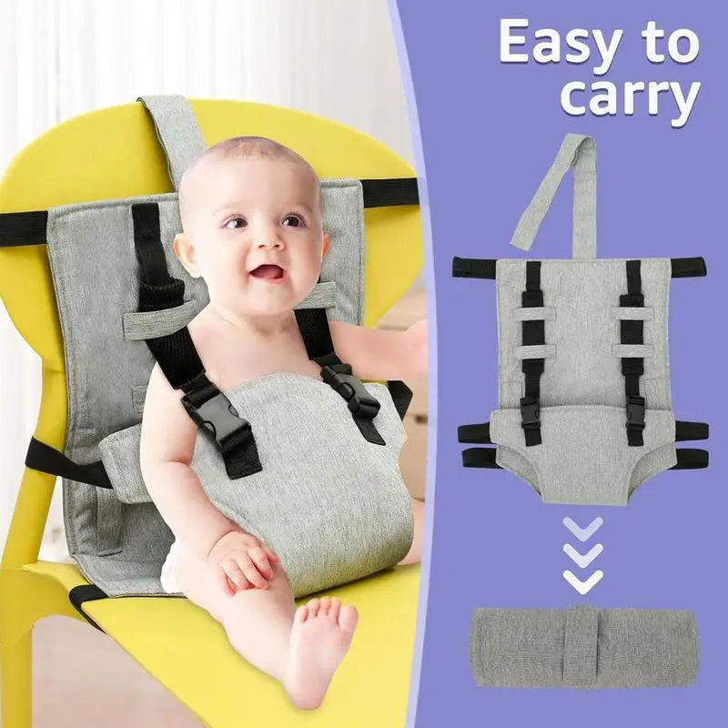 High Chair Harness Straps for Travel and Dining Safety - Safety First Gear 25