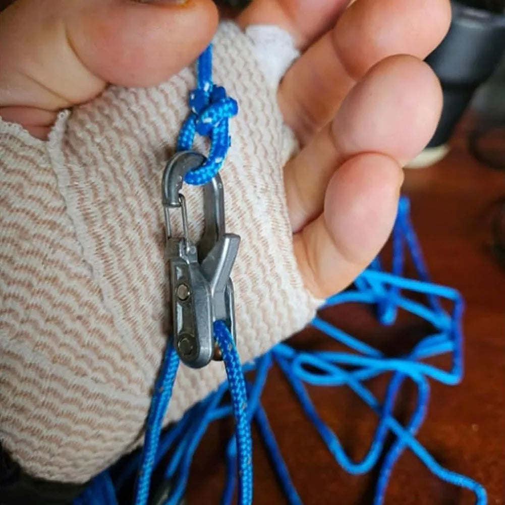 APWIKOGERE Rope Tension Adjuster Ultralight Tent Guyline - Safety First Gear 25