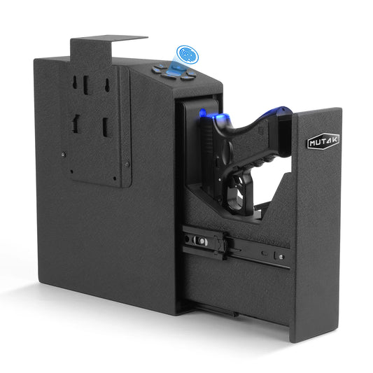 Biometric Handgun Safe with Smart App and Fingerprint Access - Safety First Gear 25