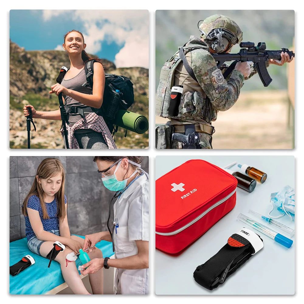 Emergency Tourniquet Set for Outdoor First Aid and Survival - Safety First Gear 25