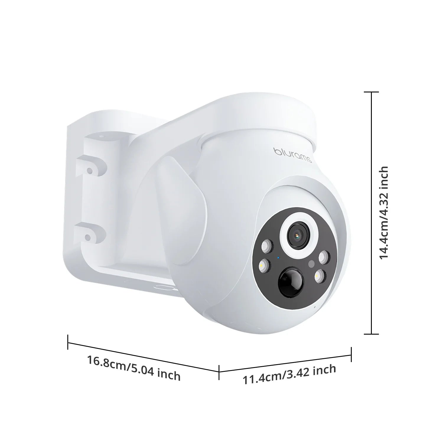 Blurams 2.4G Wi-Fi 2K Outdoor Camera with 360 Degree View - Safety First Gear 25