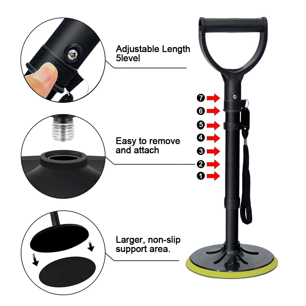 Adjustable Standing Aid With 7 Level Portability For Elderly Care