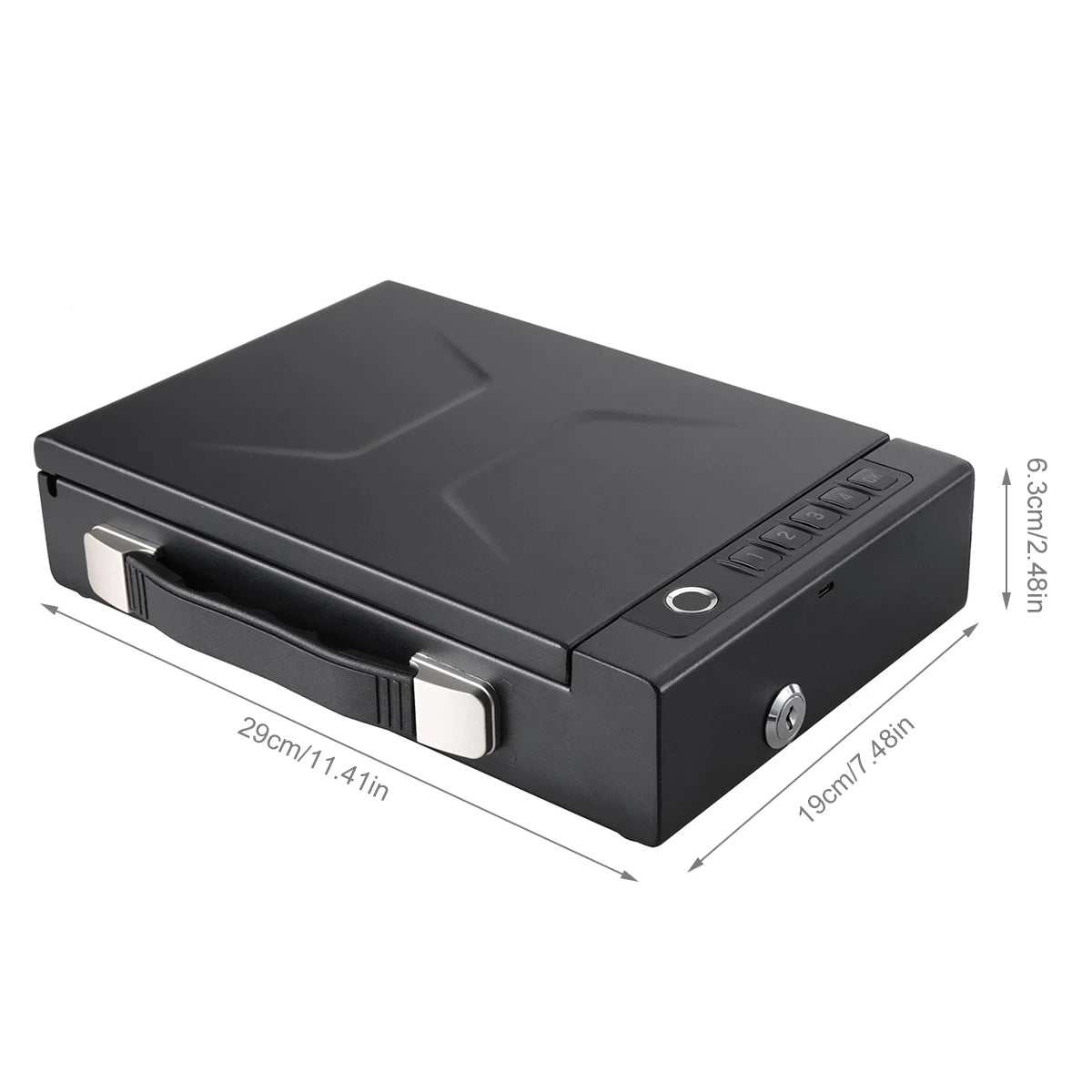 Blacksmith Biometric Pistol Safe With App Fingerprint - Safety First Gear 25