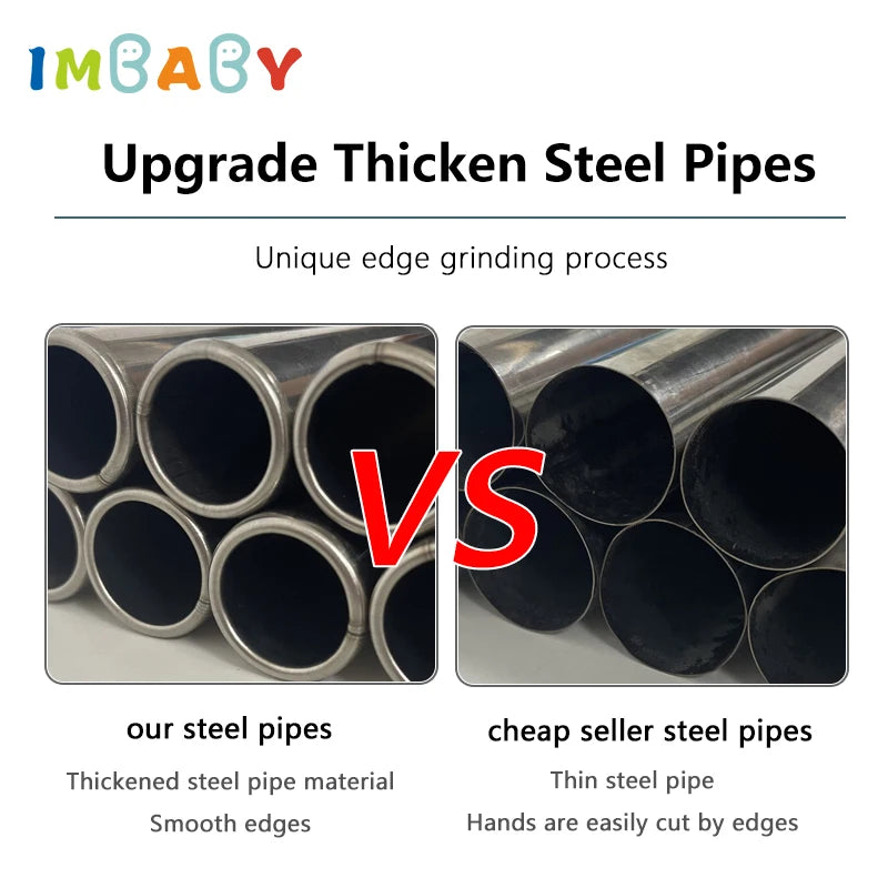 IMBABY Playpen With Basketball Fence For Children Safety