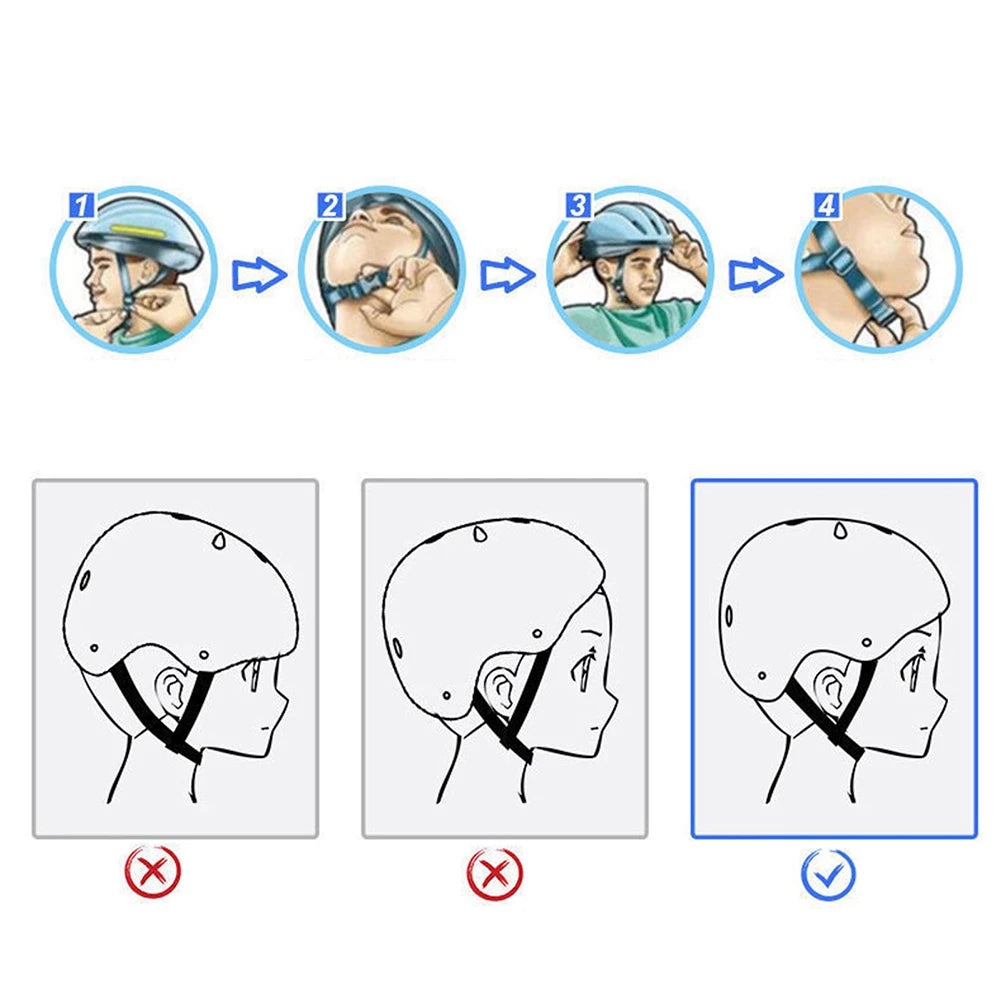 Hign-concerned Kids Safety Helmet Knee Elbow Pad Set Cycling - Safety First Gear 25