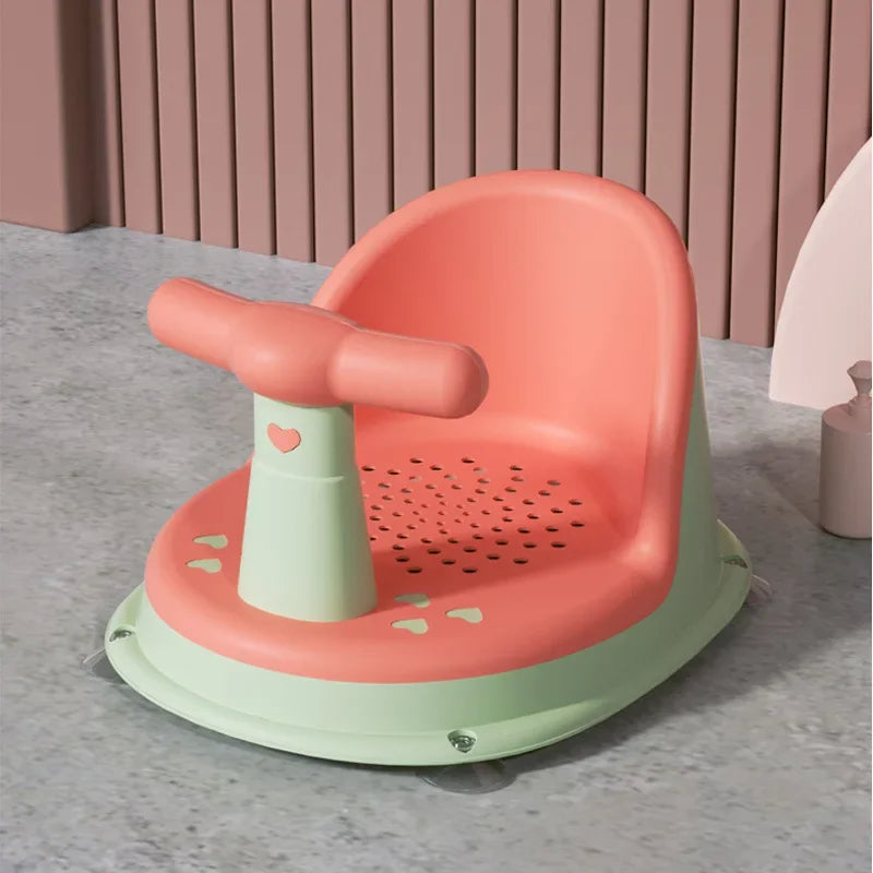 Hign-concerned Children's Shower Seat Portable Stand for Newborns