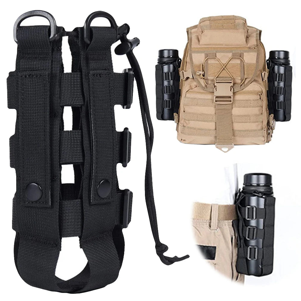 Camping Water Bottle Holder Pouch Multi Purpose Carrier