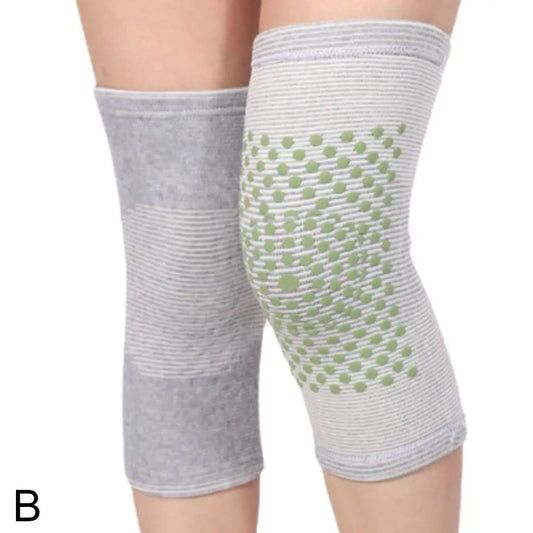 1Pair Self Heating Knee Braces Sleeve Tourmaline Knee Support Far Infrared Keep Warm Knee Pads Leg Knee Warmer