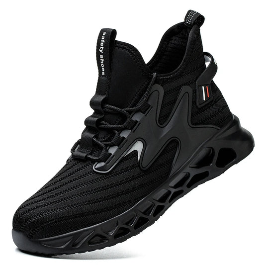 Safety Shoes Men Breathable Work Steel Toe AntiPuncture - Safety First Gear 25
