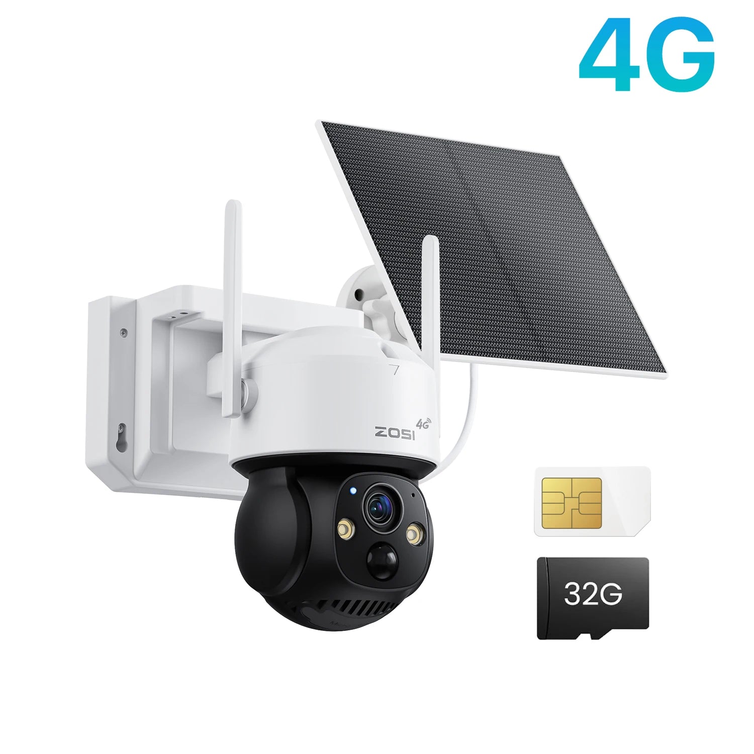 ZOSI 4MP 4G WiFi Outdoor Battery Camera With Solar Charging - Safety First Gear 25