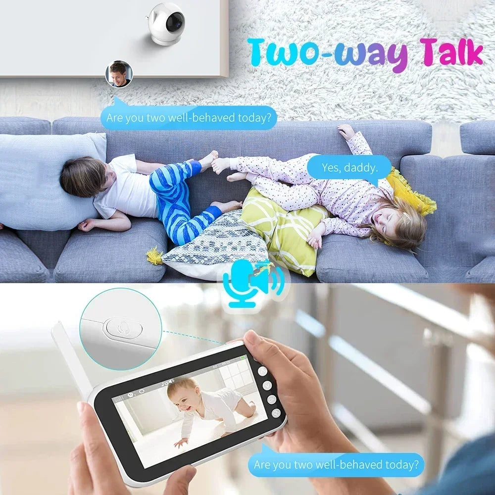 Erilles Baby Monitor With Camera And Range Night Vision - Safety First Gear 25