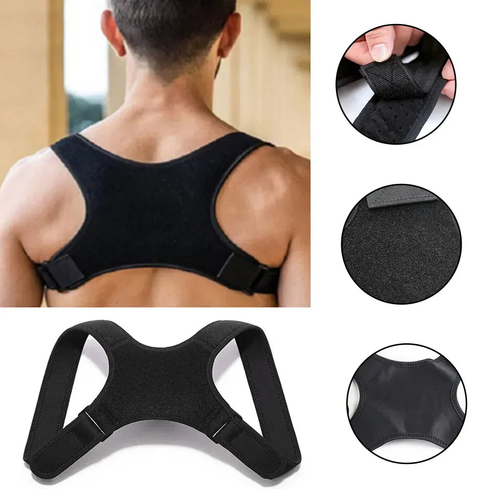 Effect Adjustable Back Shoulder Posture Corrector Belt For Spine Support