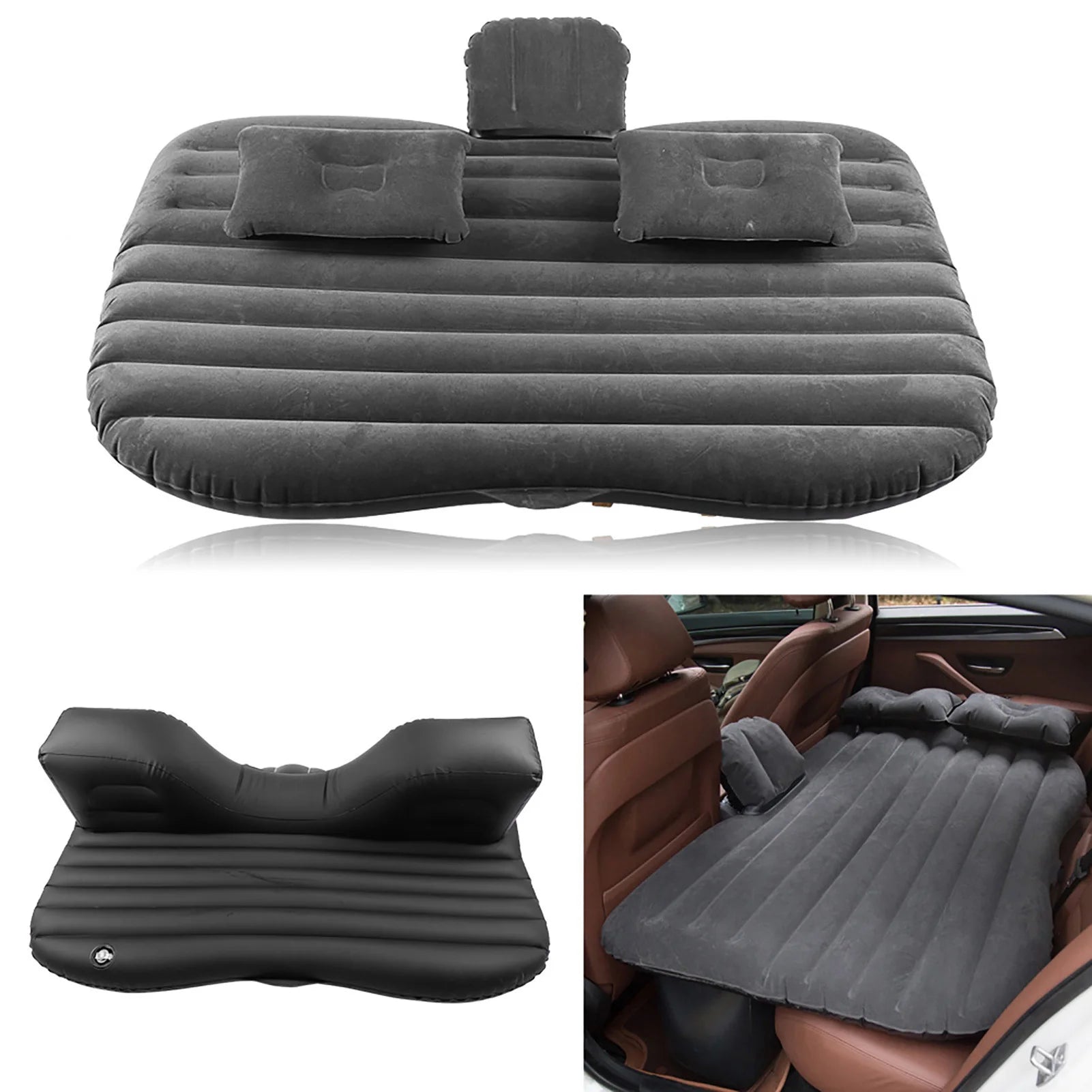 DECDEAL Back Seat Mattress Airbed For Travel And Sleep - Safety First Gear 25