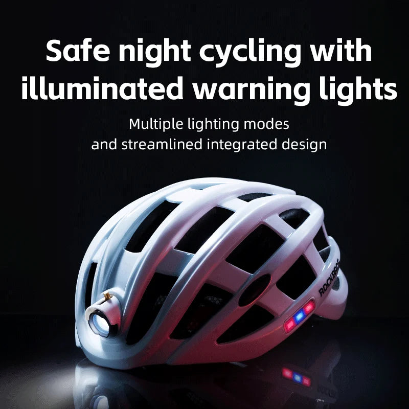 Rockbros LED Cycling Helmet with USB Charging for Night Safety - Safety First Gear 25