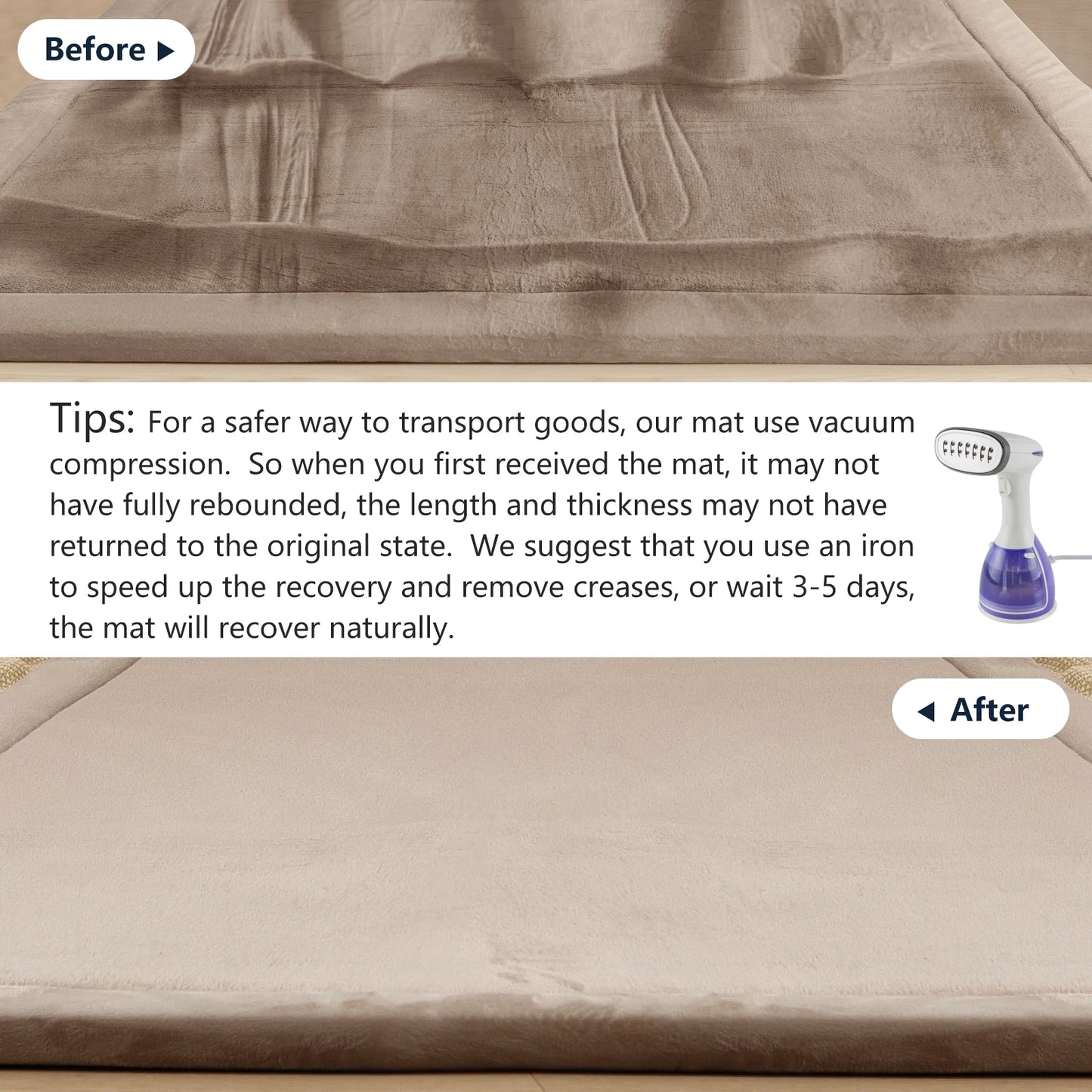 Huloo Sleep Baby Play Mat Non Slip Crawling Foam Rug - Safety First Gear 25