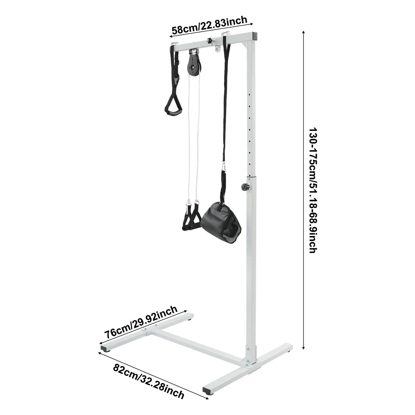 Multifunctional Standing Frame Stand Up Assistance Bar Bed Lift for Elderly Height Adjustable